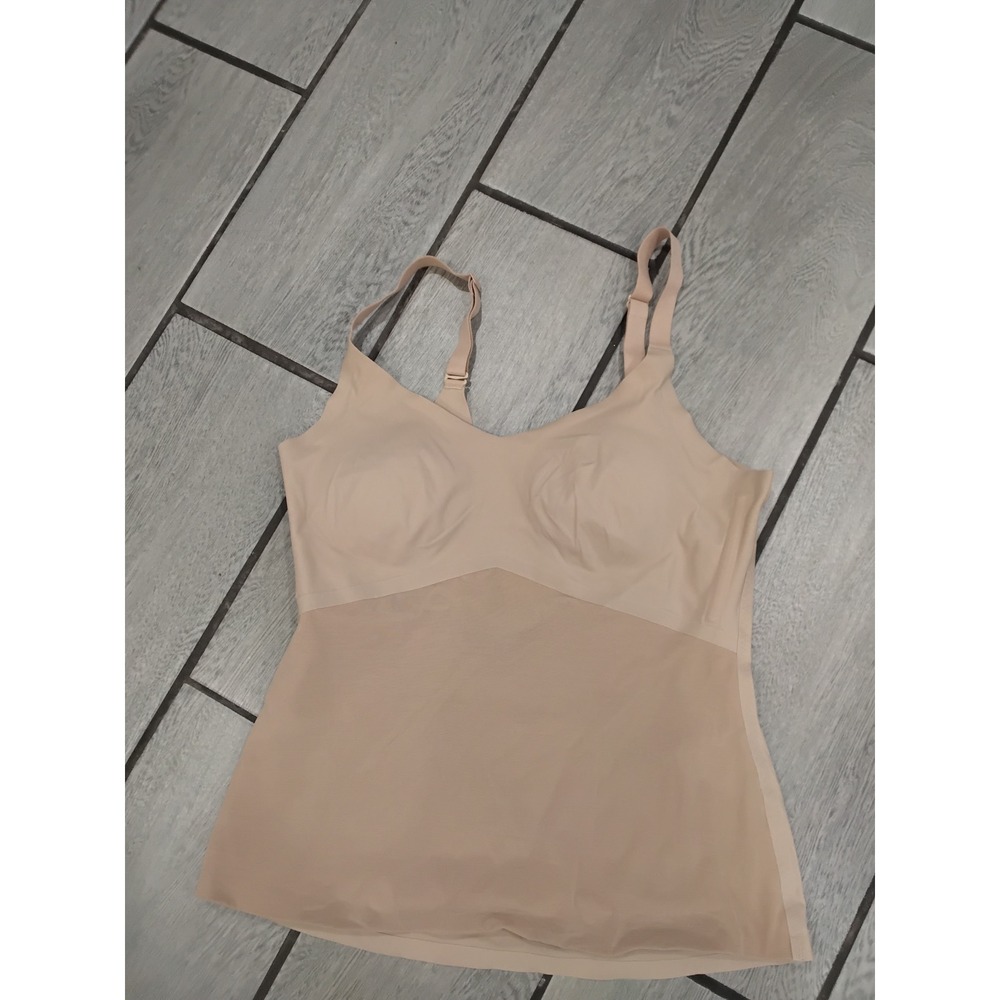 Honeylove Shapewear Cami Tank Top Seamless Smoothing Support Nude L